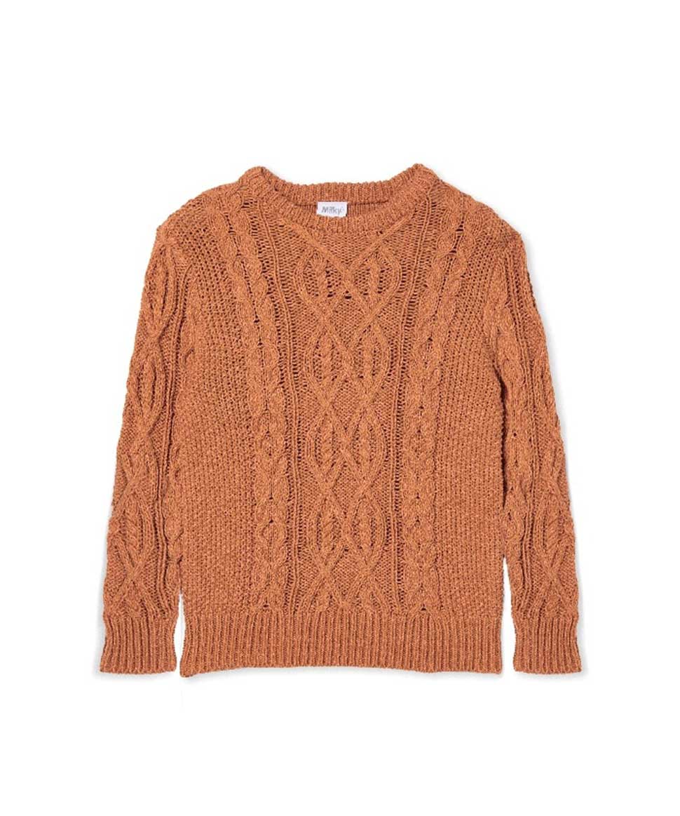 Cable Knit Jumper Milky Clothing Baby Preggi Central Maternity Shop