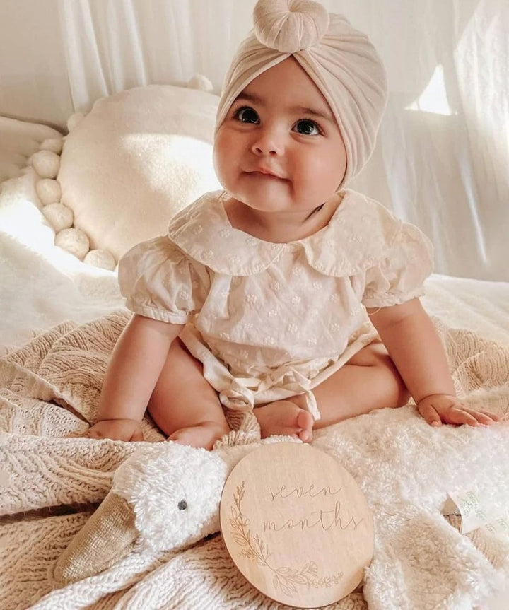 Etched Wooden Baby Milestone Collection - Floral Blossom and Pear Baby 0000003866 Preggi Central Maternity Shop
