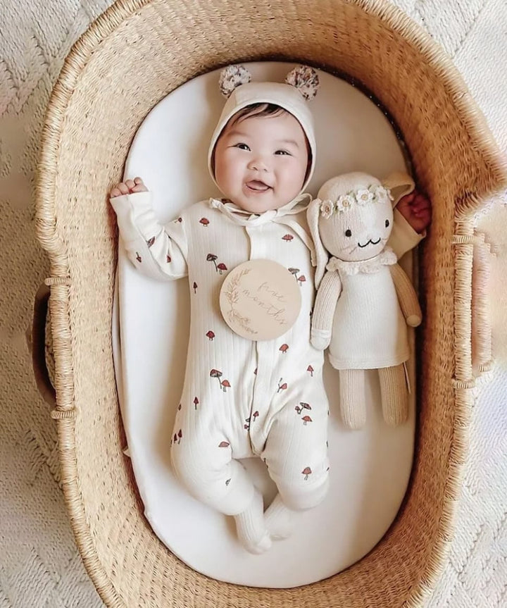 Etched Wooden Baby Milestone Collection - Floral Blossom and Pear Baby 0000003866 Preggi Central Maternity Shop