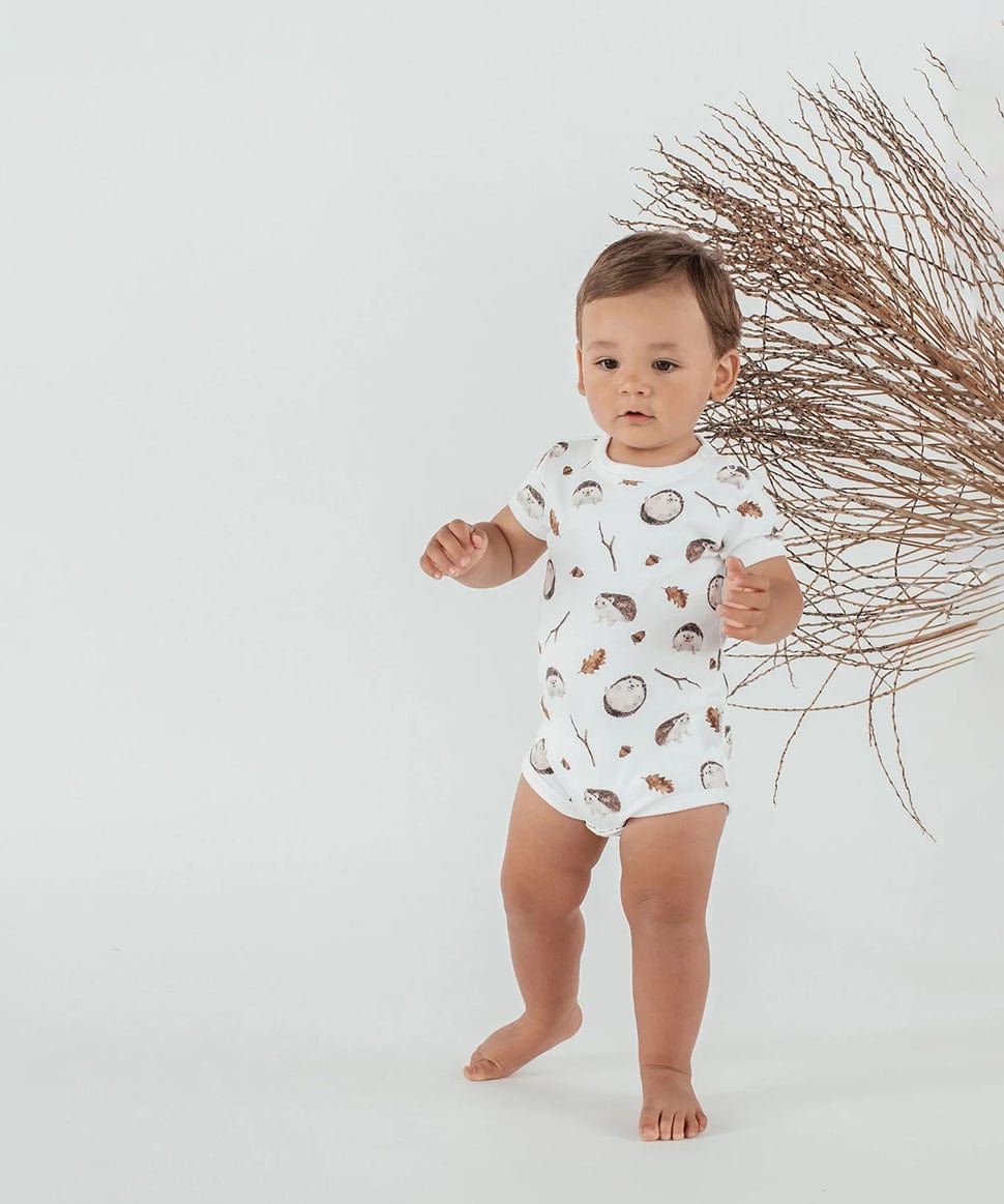 Hedgehog AOP Onesie Aster & Oak Baby Preggi Central Maternity Shop