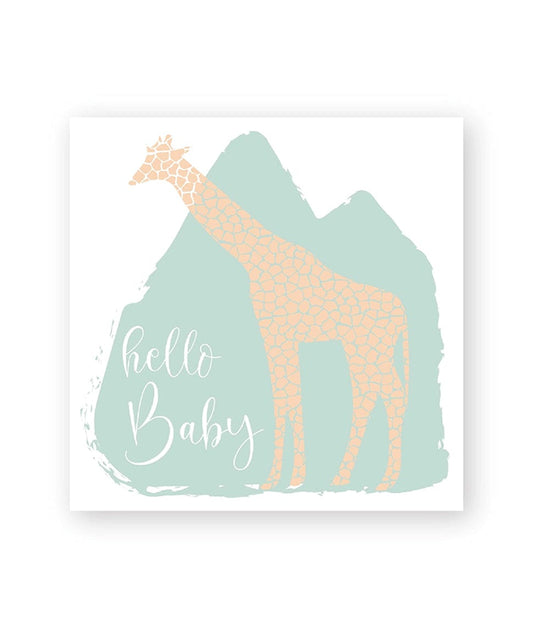 Hello Baby Card Três Paper Co Baby 0000003581 Preggi Central Maternity Shop