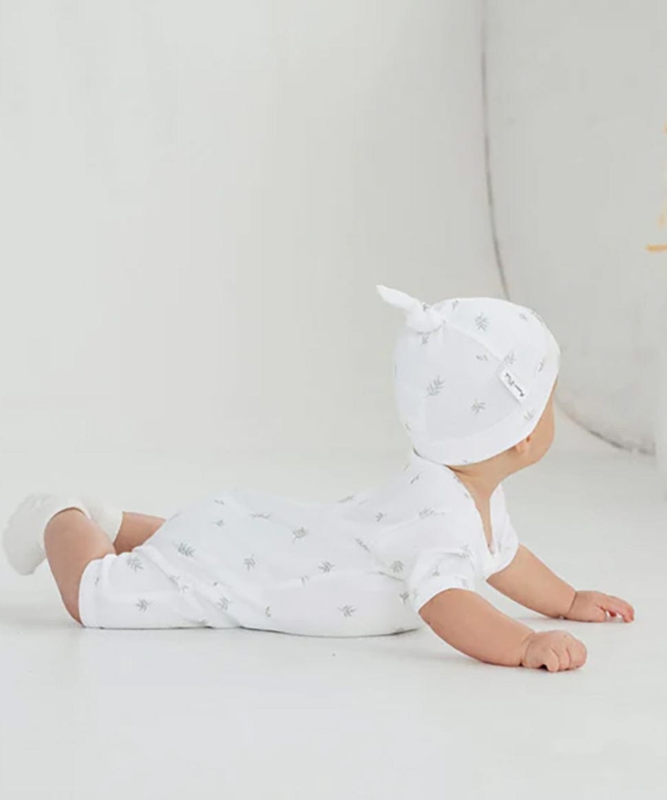 Little Leaf Zip Romper Aster &amp; Oak Baby Preggi Central Maternity Shop