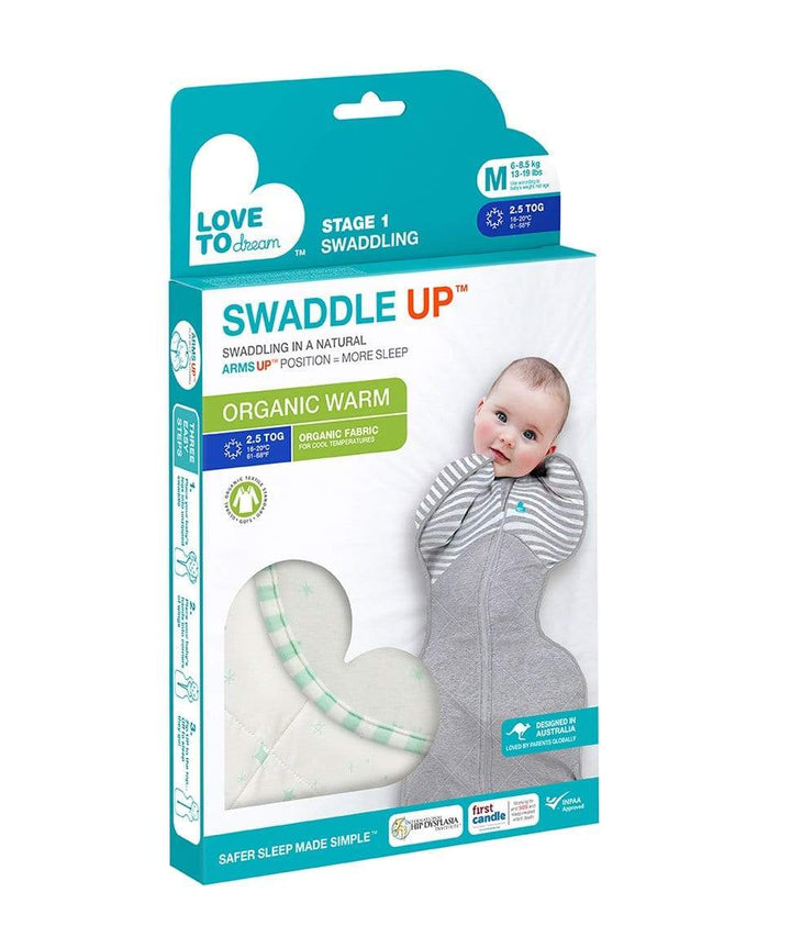 Stage 1 - Swaddle Up™ Organic Warm - 2.5 TOG