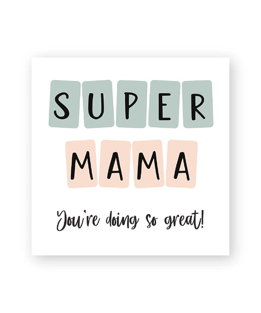 Super Mama Card Três Paper Co Baby 0000003582 Preggi Central Maternity Shop