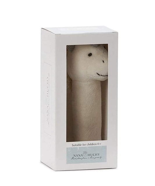 Unicorn rattle in White with Gift Box