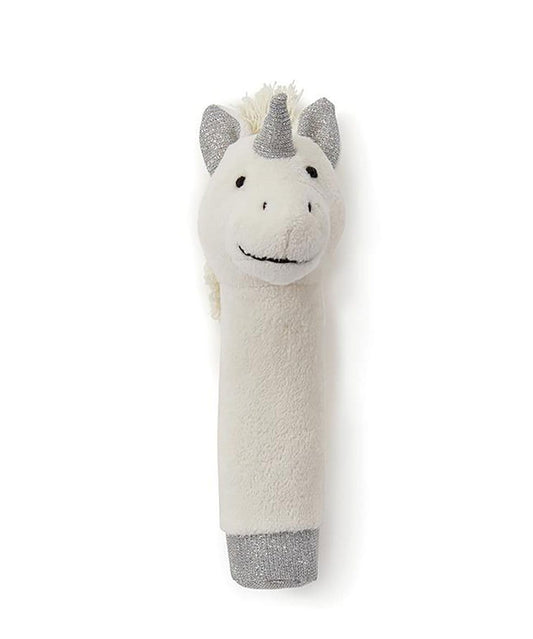 Unicorn rattle in White with Gift Box