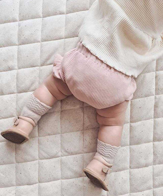 Wave Ankle Socks - White Little MaZoe's Baby Preggi Central Maternity Shop