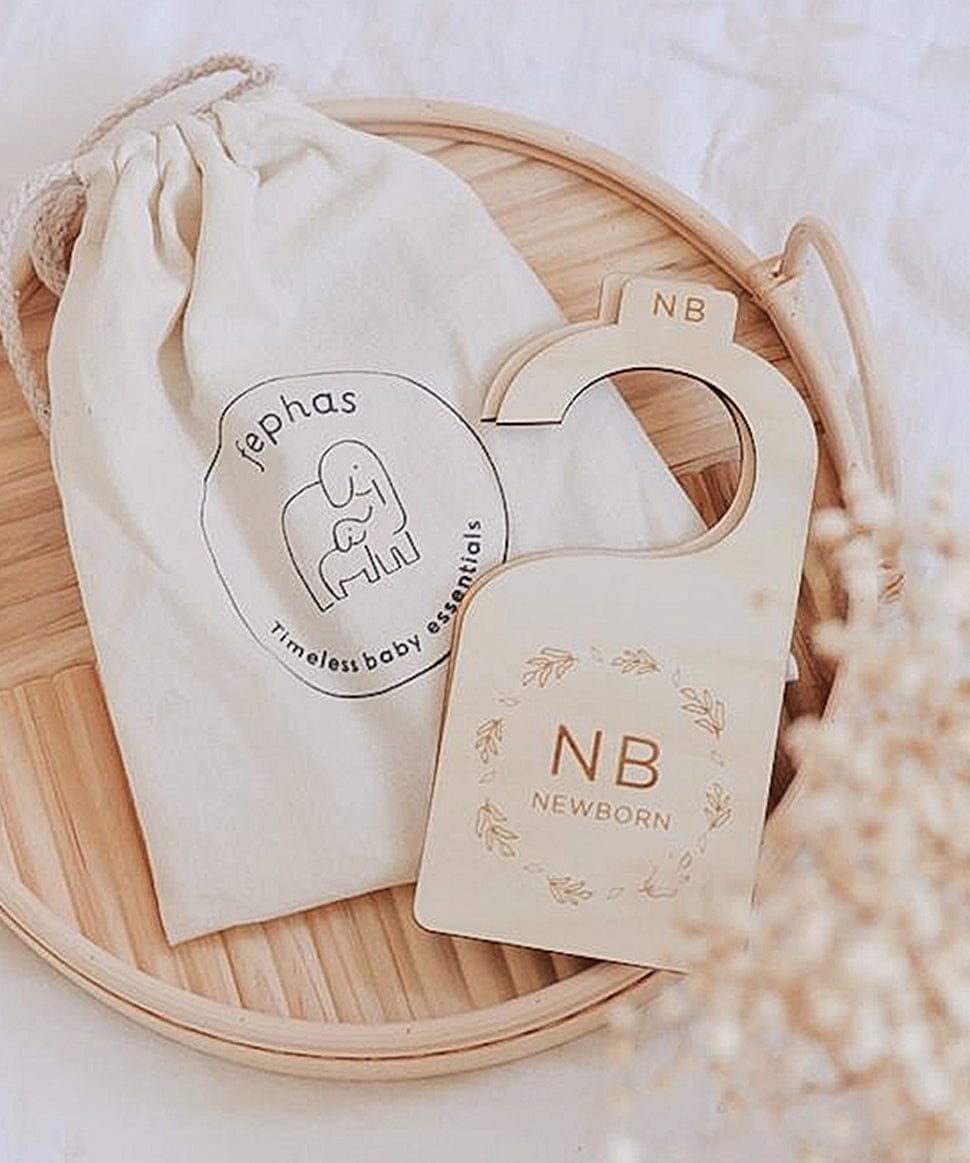 Wooden Baby Hanging Closet Dividers for Nursery Wardrobe in Floral Fephas Baby 0000003526 Preggi Central Maternity Shop