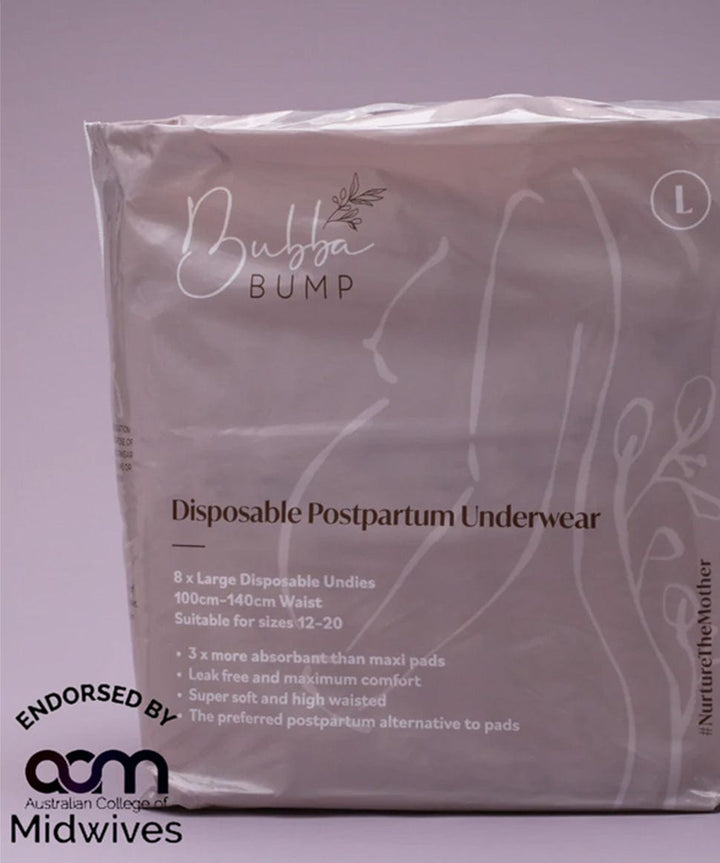 Disposable Postpartum Underwear Bubba Bump Preggi Central Maternity Shop