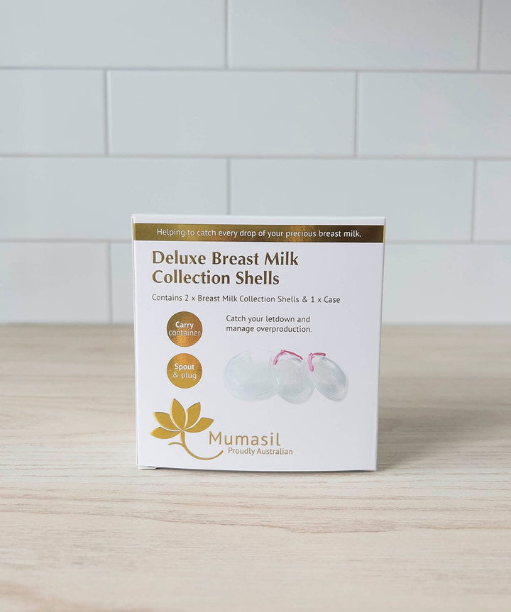 Mumasil  Deluxe Breast Milk Collection Shells Mumasil Lactation 794712536598 Preggi Central Maternity Shop