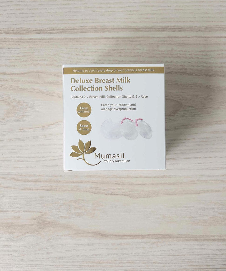 Mumasil  Deluxe Breast Milk Collection Shells Mumasil Lactation 794712536598 Preggi Central Maternity Shop