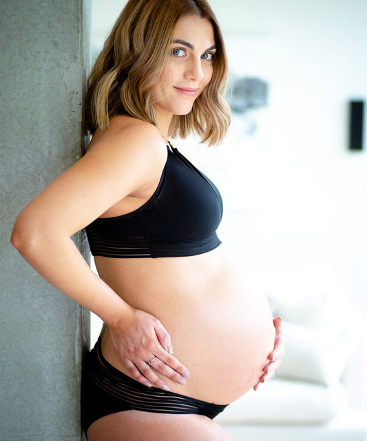 Women Nursing Pregnant Wire Free Sports Bra Sleeping Maternity Bralette for  Breastfeeding 