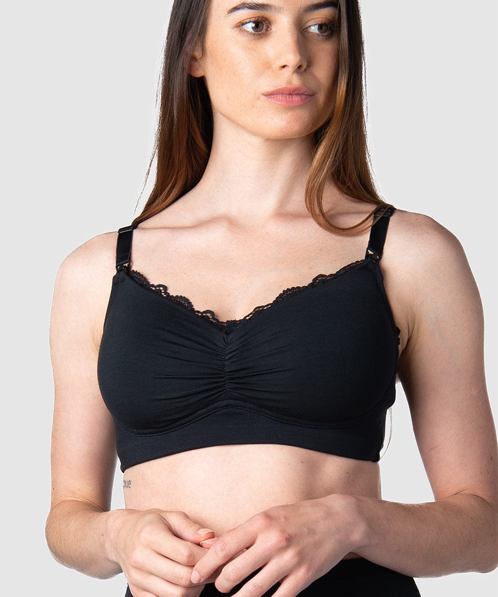 Serenity Bamboo Multifit Wirefree Bra Hotmilk Maternity Lingerie Preggi Central Maternity Shop