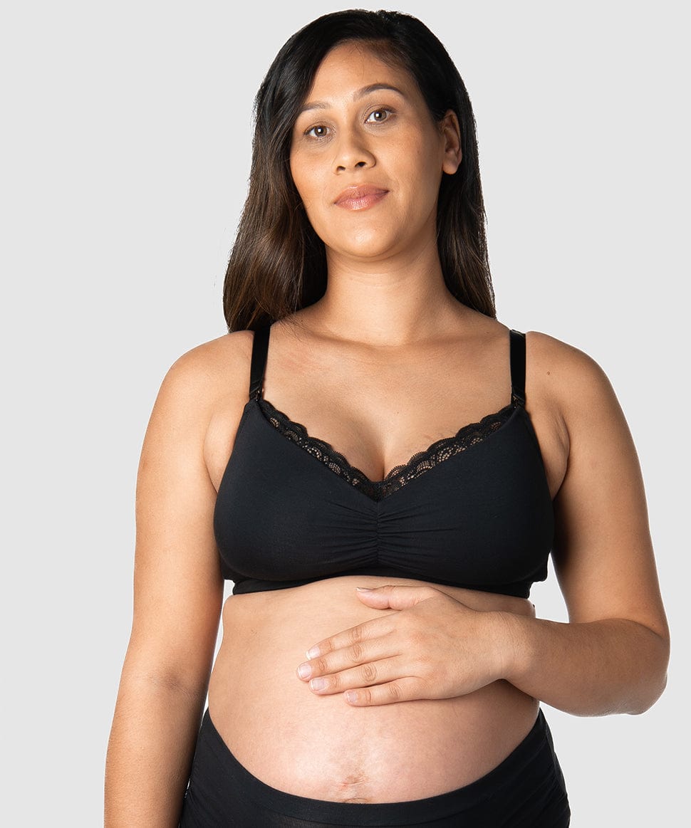 Serenity Bamboo Multifit Wirefree Bra Hotmilk Maternity Lingerie Preggi Central Maternity Shop