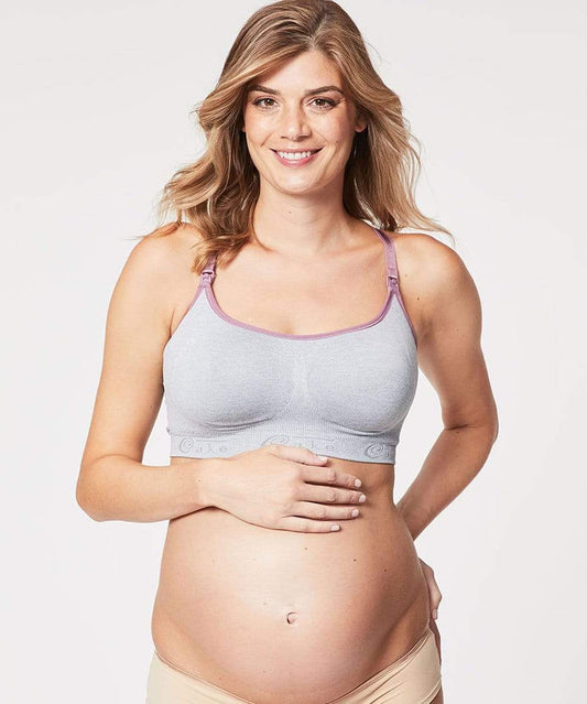 Gracie Lace Maternity Underwear in Bamboo in Dusty Pink – ANGEL