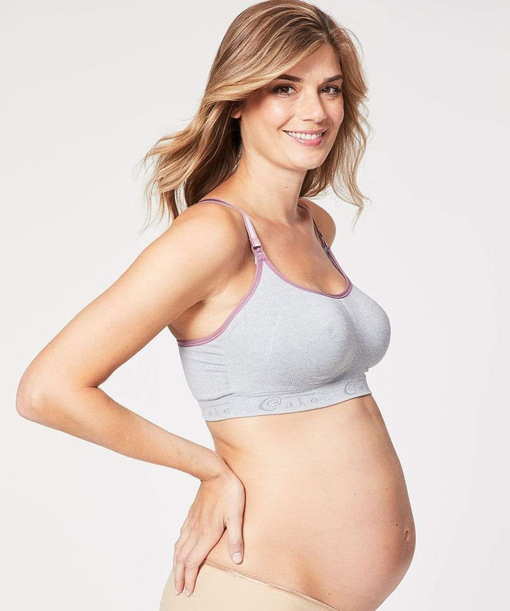 Sleep &amp; Yoga Seamless Bra Cotton Candy Cake Maternity Lingerie Preggi Central Maternity Shop