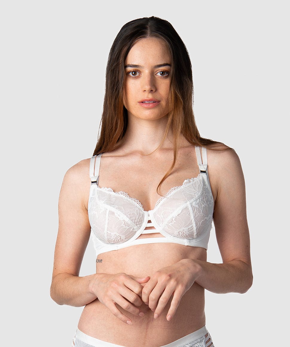 Hotmilk Nursing True Luxe non padded lace bra with flexiwire in