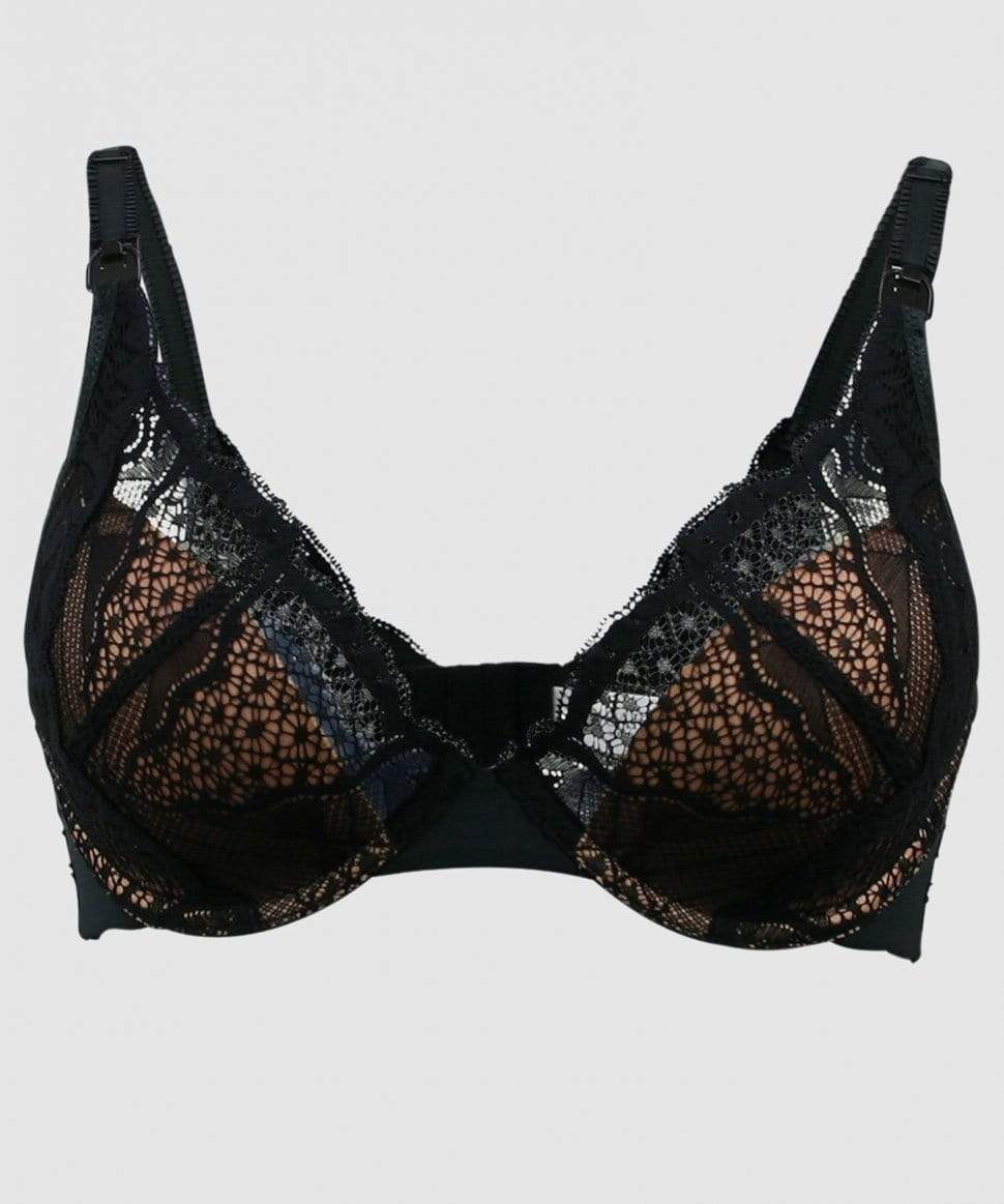 Truffles Plunge Nursing Bra Cake Maternity Lingerie Preggi Central Maternity Shop