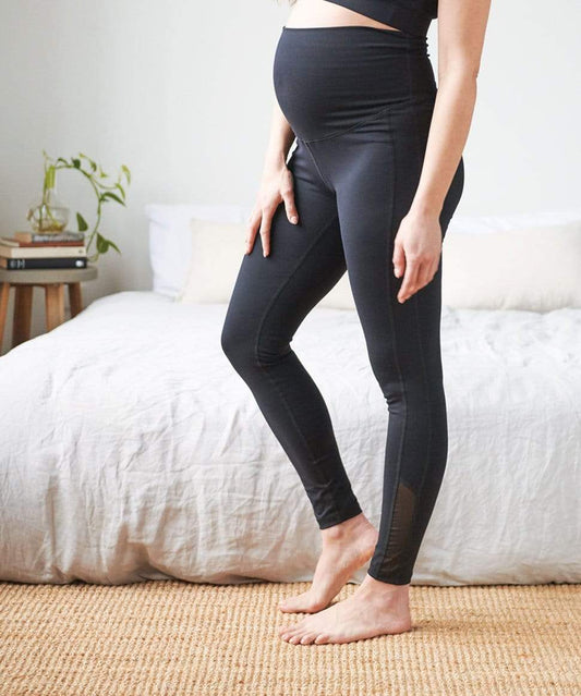 Seamless Leggings for Maternity, Seamless by ENVIE DE FRAISE - marl grey,  Maternity
