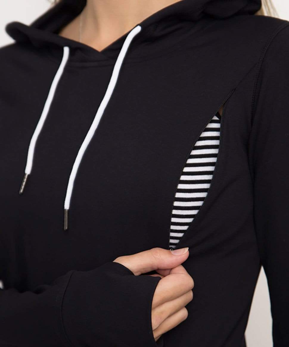 Activewear Nursing Hoodie Cadenshae Maternity and Nursing Preggi Central Maternity Shop