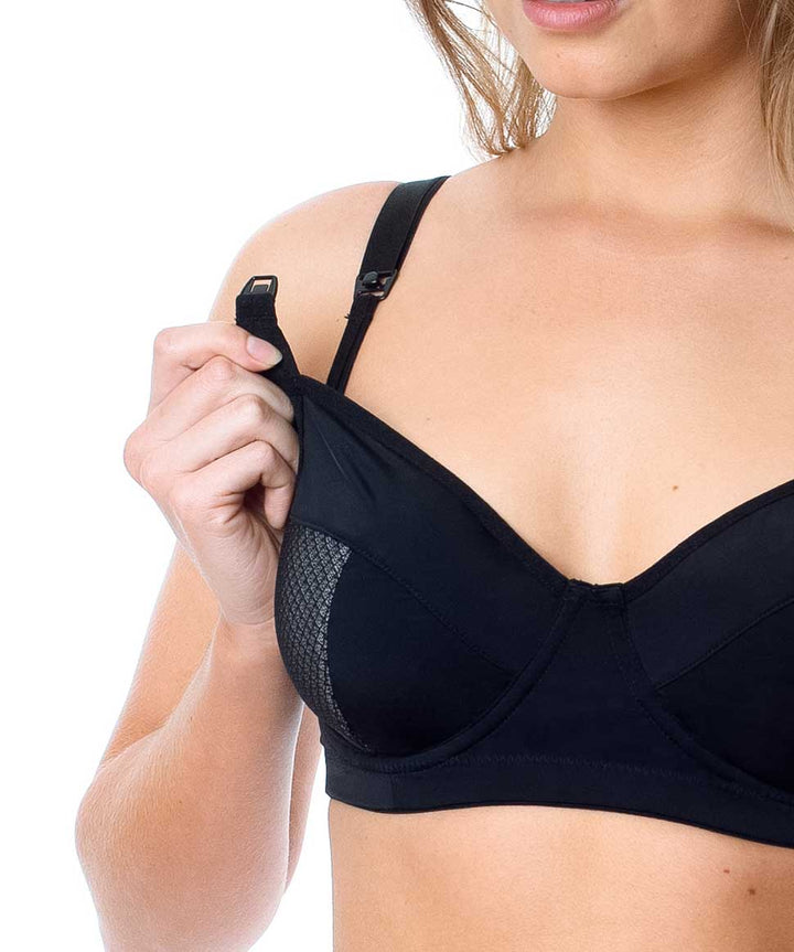 Enlighten Flexiwire Nursing Bra Hotmilk Maternity Maternity and Nursing Preggi Central Maternity Shop