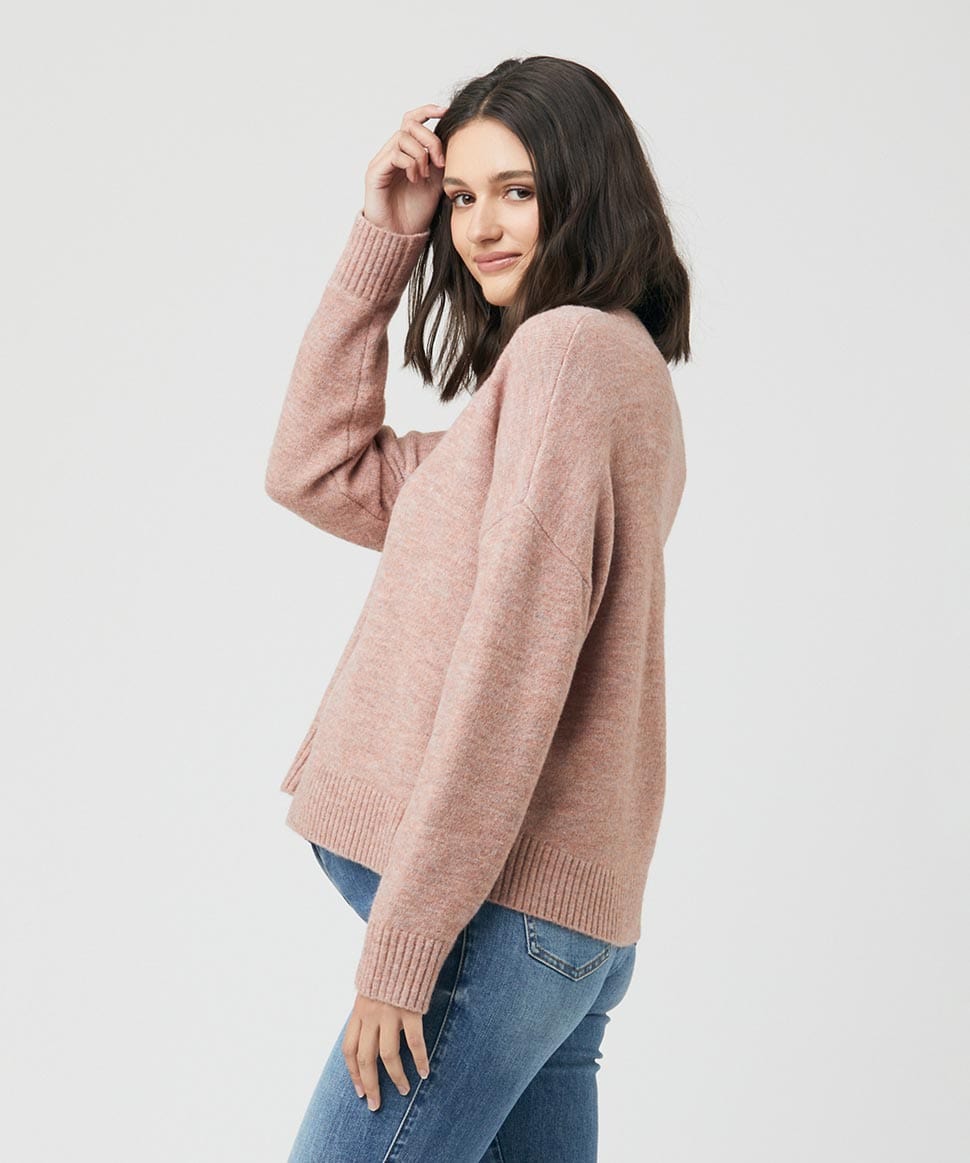 Jade Crop Nursing Knit Ripe Maternity Maternity and Nursing Preggi Central Maternity Shop