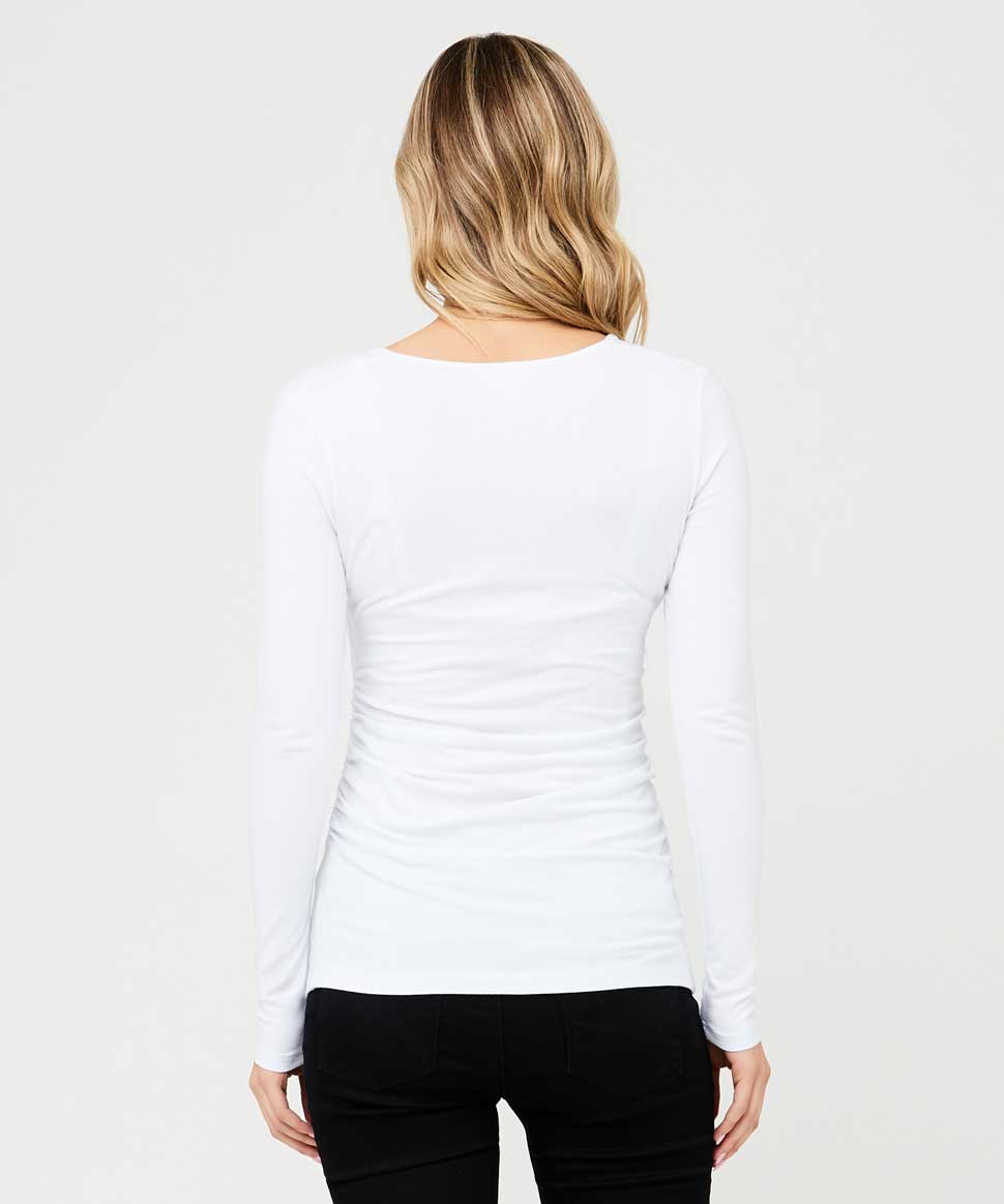 Organic L/S Nursing Top Ripe Maternity Maternity and Nursing Preggi Central Maternity Shop