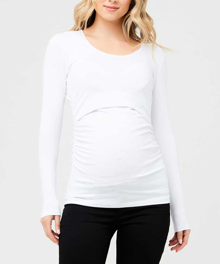 Organic L/S Nursing Top Ripe Maternity Maternity and Nursing Preggi Central Maternity Shop