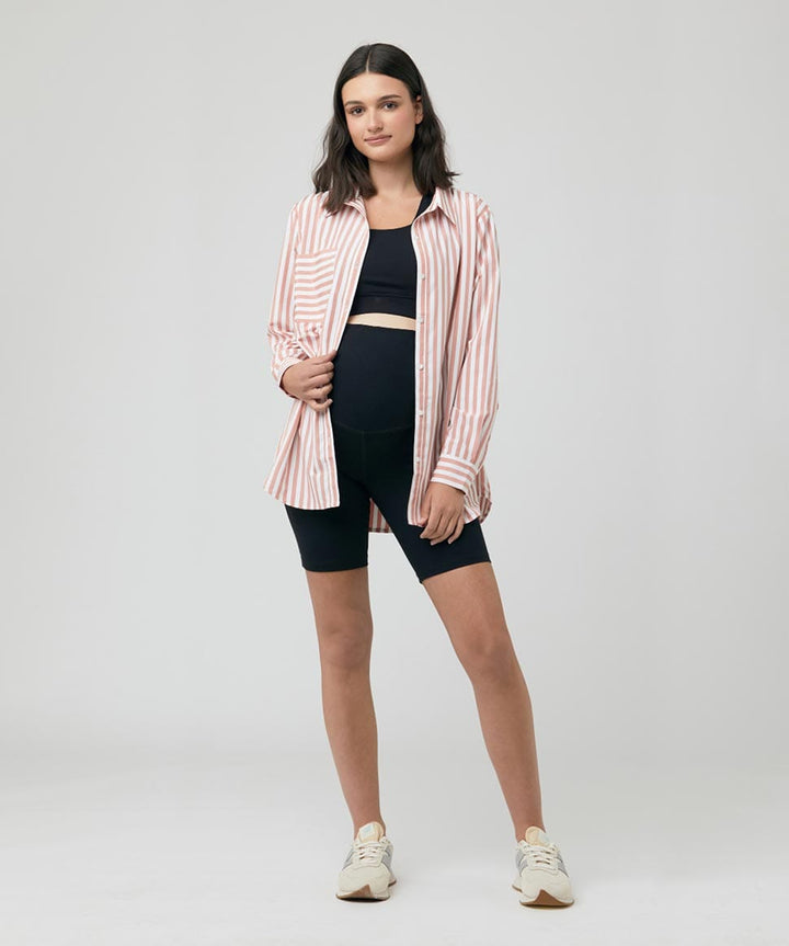 Over Tummy Bike Short Ripe Maternity Maternity and Nursing Preggi Central Maternity Shop