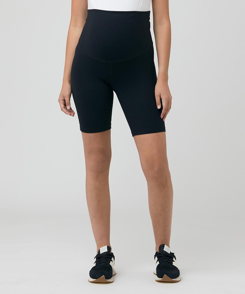 Over Tummy Bike Short Ripe Maternity Maternity and Nursing Preggi Central Maternity Shop