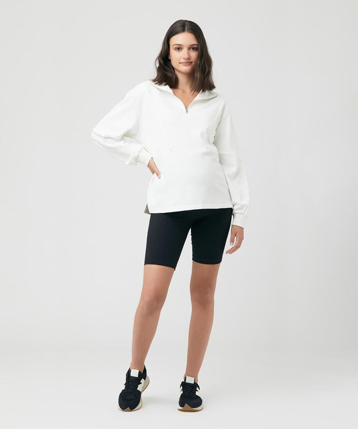 Over Tummy Bike Short Ripe Maternity Maternity and Nursing Preggi Central Maternity Shop