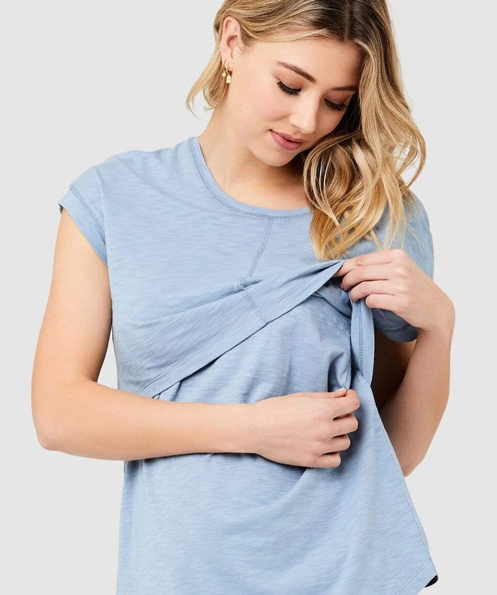 Richie Nursing Tee Ripe Maternity Maternity and Nursing Preggi Central Maternity Shop