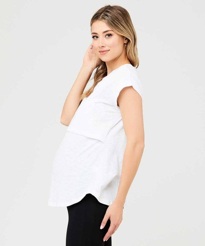 Richie Nursing Tee Ripe Maternity Maternity and Nursing Preggi Central Maternity Shop