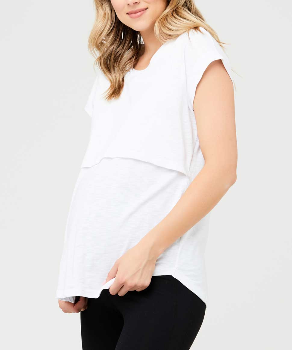 Richie Nursing Tee Ripe Maternity Maternity and Nursing Preggi Central Maternity Shop