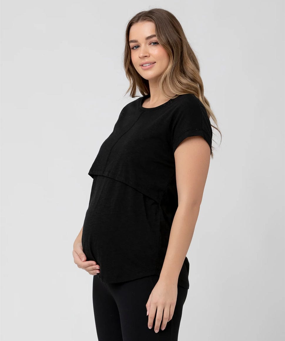 Richie Nursing Tee Ripe Maternity Maternity and Nursing Preggi Central Maternity Shop