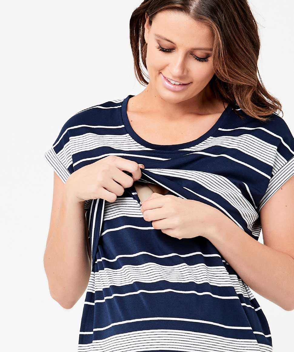 Stevie Nursing Lounge Dress Ripe Maternity Maternity and Nursing Preggi Central Maternity Shop