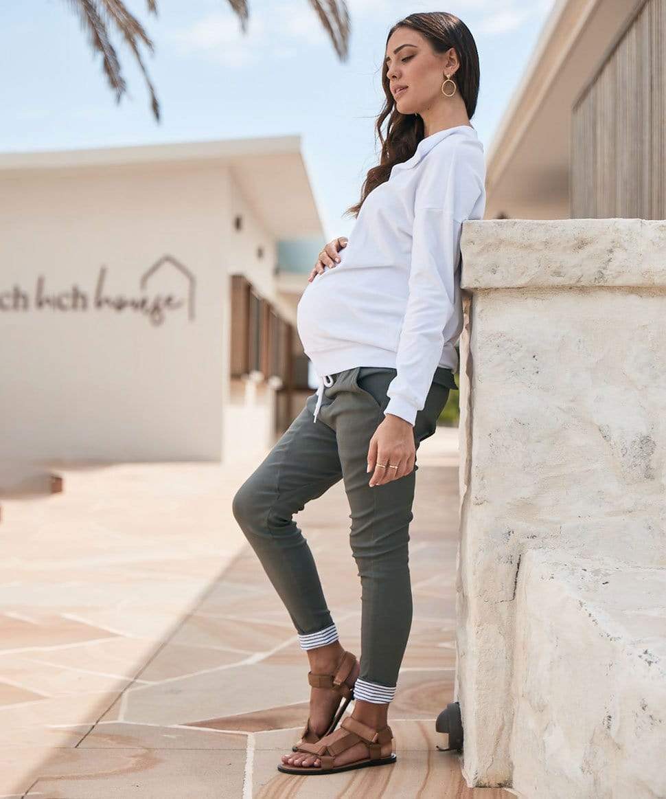 Boston Twill Pant Legoe Heritage Maternity Preggi Central Maternity Shop