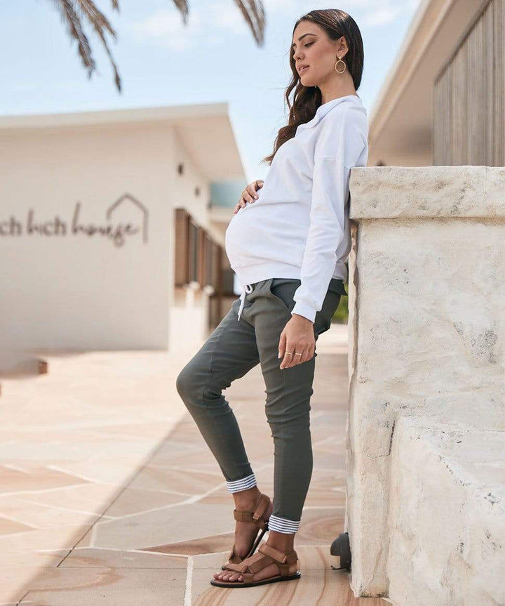 Boston Twill Pant Legoe Heritage Maternity Preggi Central Maternity Shop