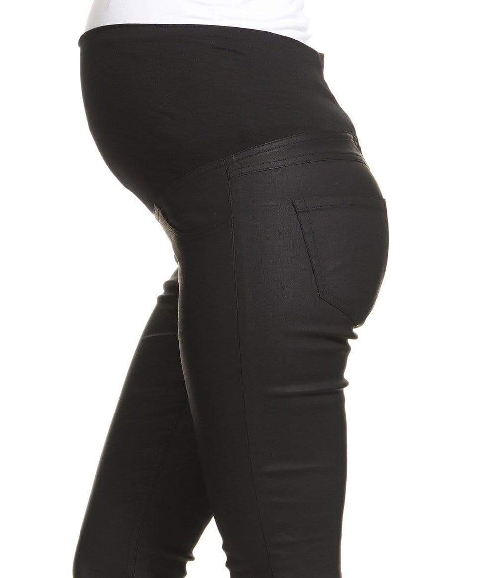 Coated Overbelly Jeans