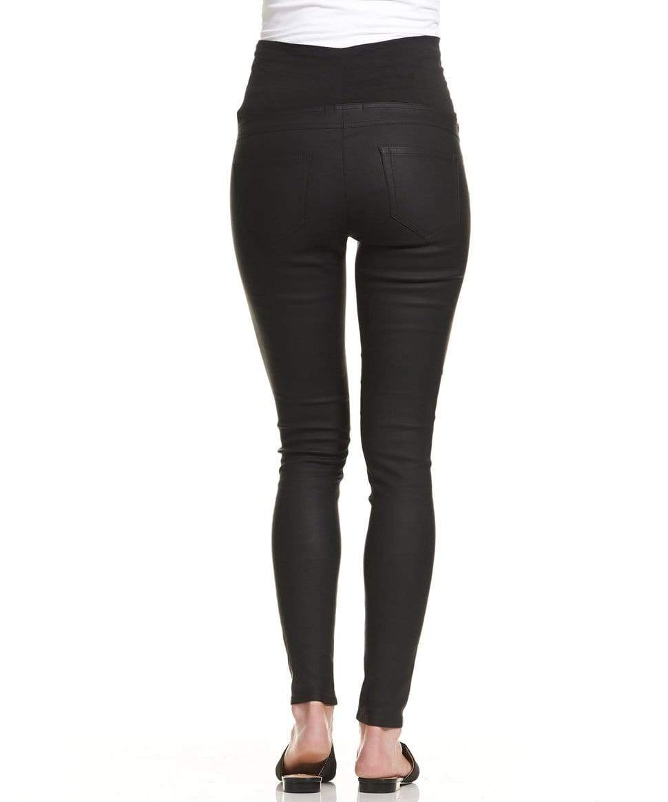 Coated Overbelly Jeans