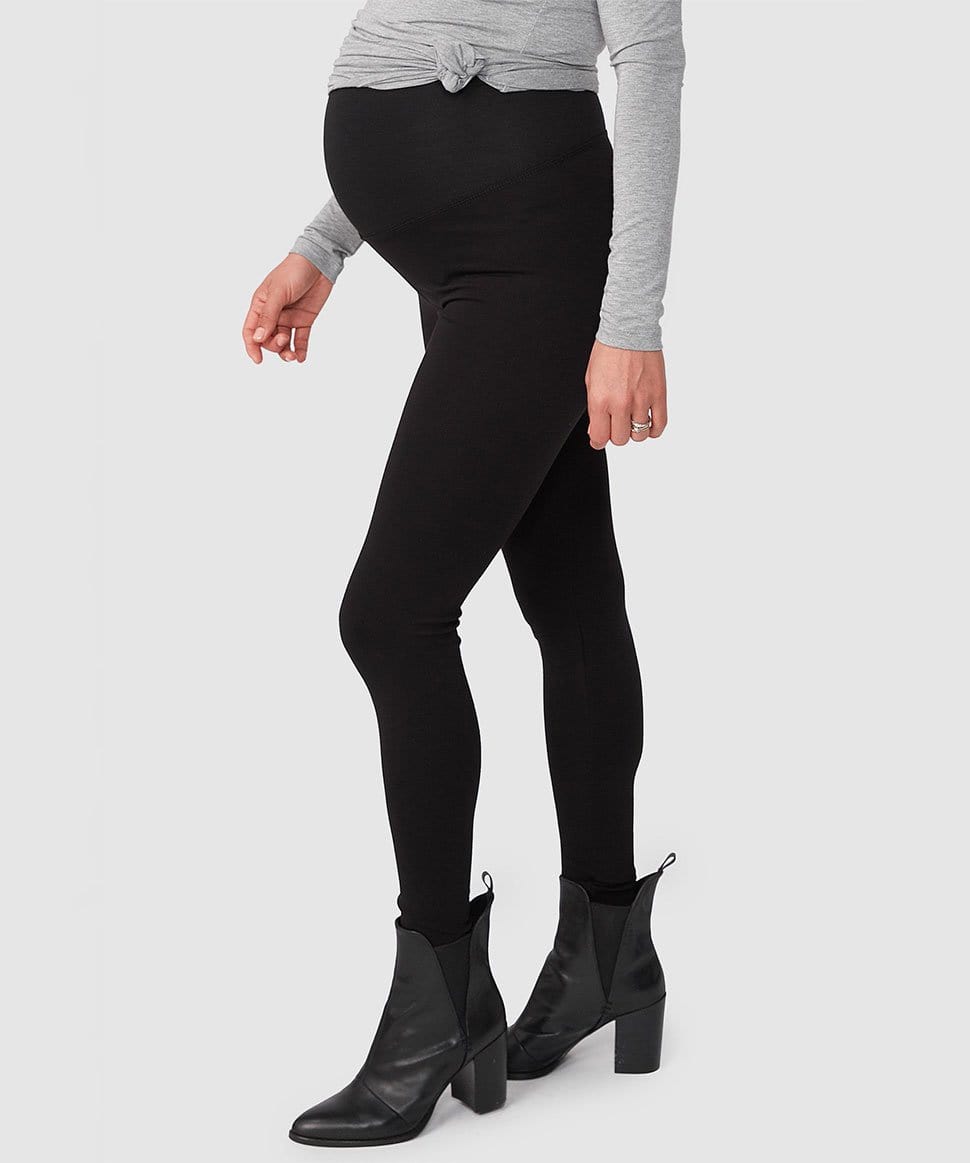 Hudson Black Ponte Maternity Leggings – Preggi Central