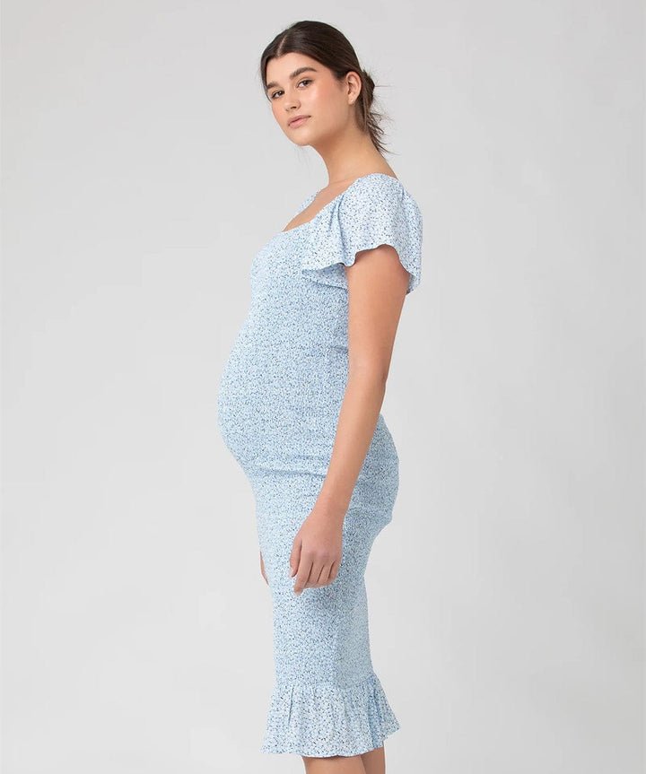 Selma Shirred Dress Ripe Maternity Maternity Preggi Central Maternity Shop