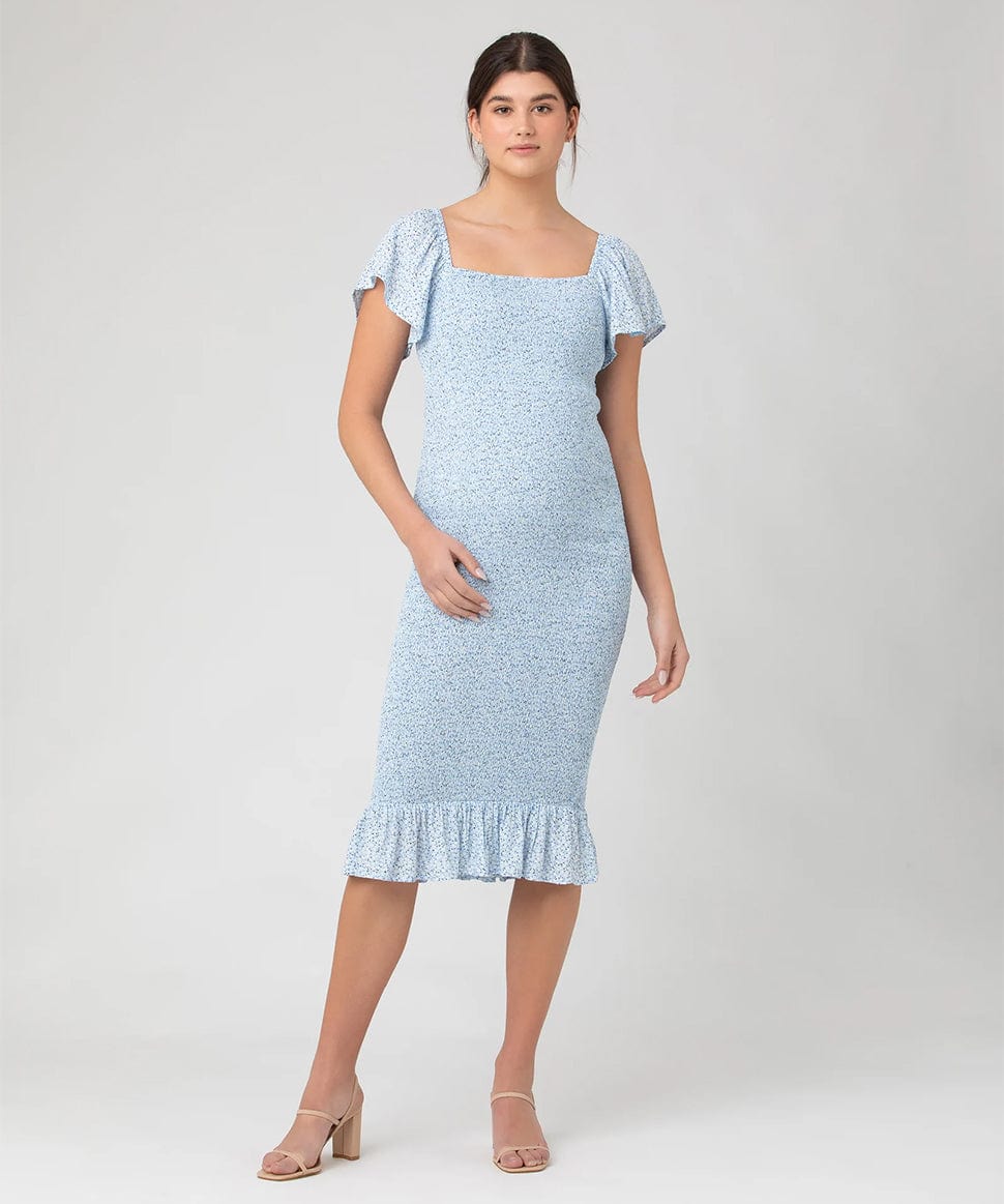 Selma Shirred Dress Ripe Maternity Maternity Preggi Central Maternity Shop