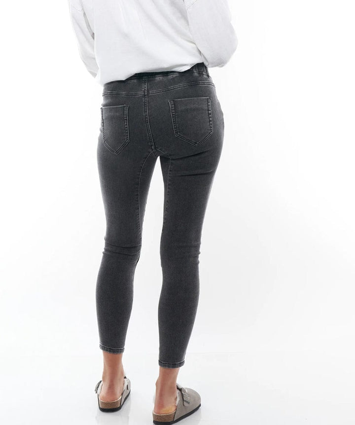 Walk This Way Denim Jogger BAE the label Maternity Preggi Central Maternity Shop