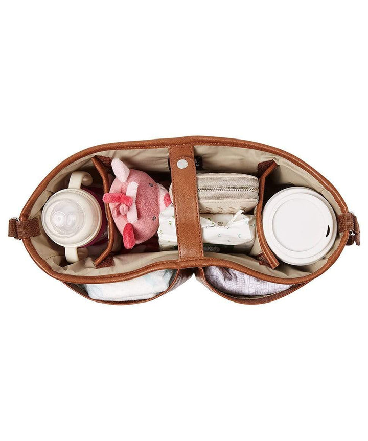 Faux Leather Stroller Organiser/Pram Caddy OiOi Other 9328046008141 Preggi Central Maternity Shop