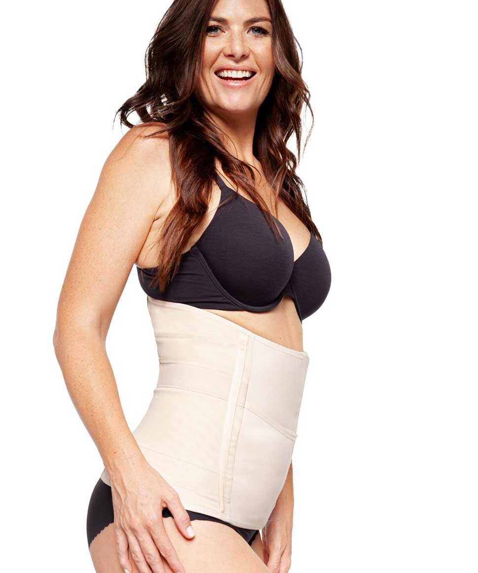 Postpartum Luxe Belly Wrap - Black / XS / Luxe