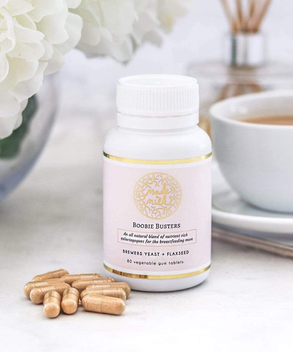 Boobie Busters Lactation Tablets by Made to Milk Made to Milk Tea and Bikkies 06945838 Preggi Central Maternity Shop