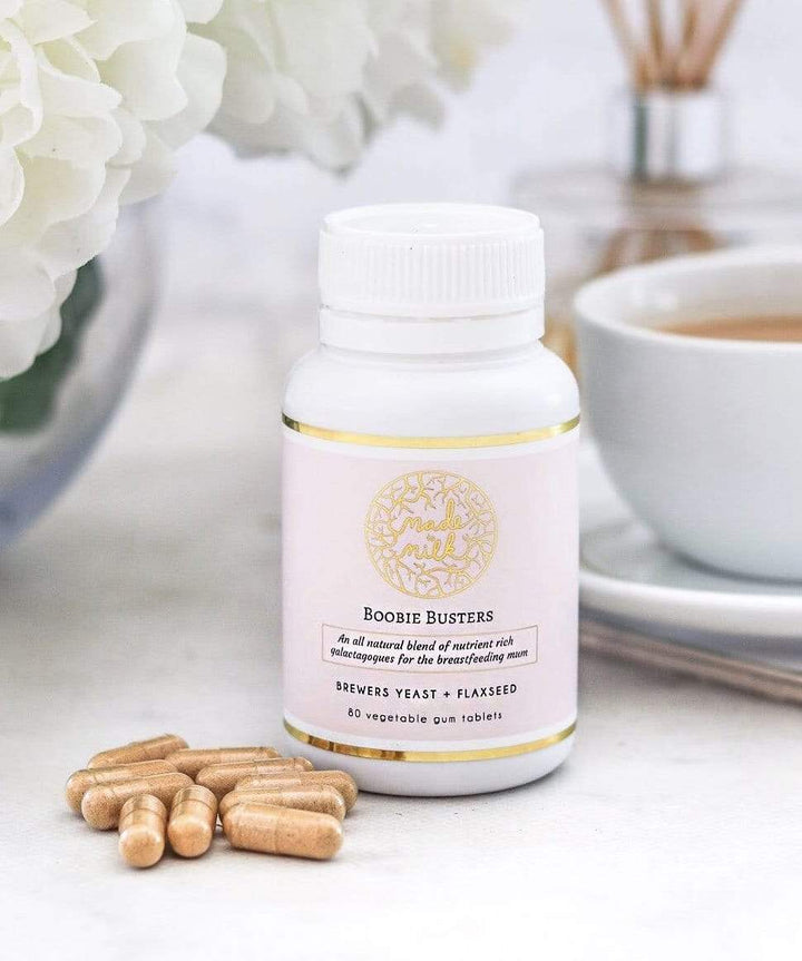 Boobie Busters Lactation Tablets by Made to Milk Made to Milk Tea and Bikkies 06945838 Preggi Central Maternity Shop