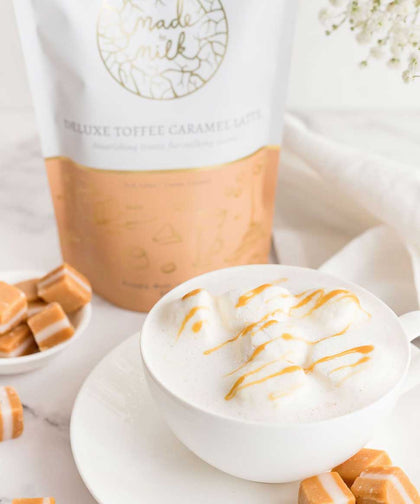 Deluxe Lactation Toffee Caramel Latte Made to Milk Tea and Bikkies 0000002249 Preggi Central Maternity Shop