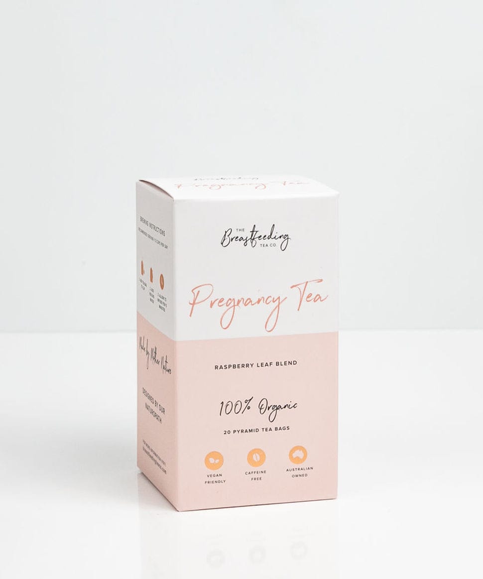 Pregnancy Raspberry Leaf Tea  - Pyramid Teabags The Breastfeeding Tea Co Tea and Bikkies 9369998246298 Preggi Central Maternity Shop